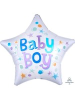 Anagram 18IN MYLAR BALLOON - STAR BABY BOY