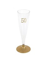 Santex 50 YEARS GOLD CHAMPAGNE FLUTE (6)