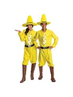 Disguise COSTUME (PERSON IN THE YELLOW HAT) - ADULTE