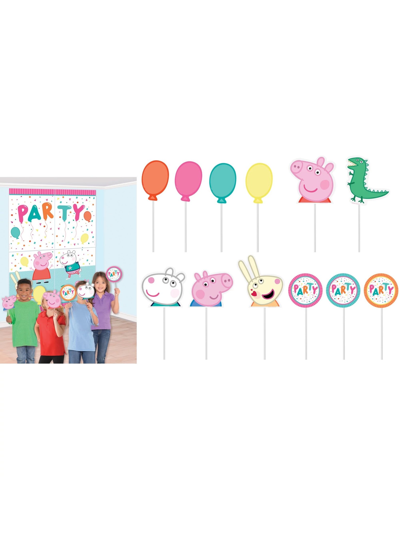 Amscan PHOTO BOOTH ACCESSORIES - PEPPA PIG