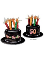 SKS PLUSH 50 BIRTHDAY HAT