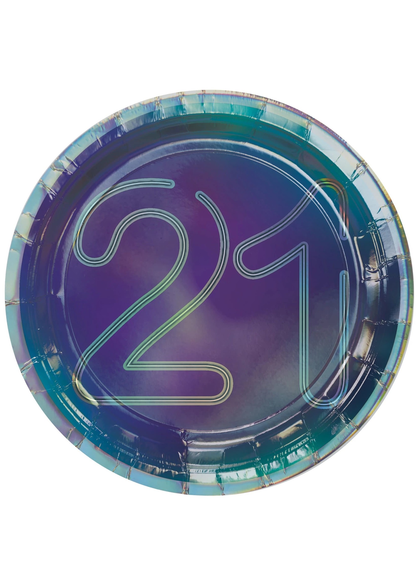 Amscan 9IN PLATES - FINALLY 21