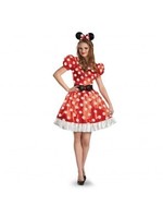 Disguise COSTUME ADULTE MINNIE MOUSE ROUGE CLASSIQUE