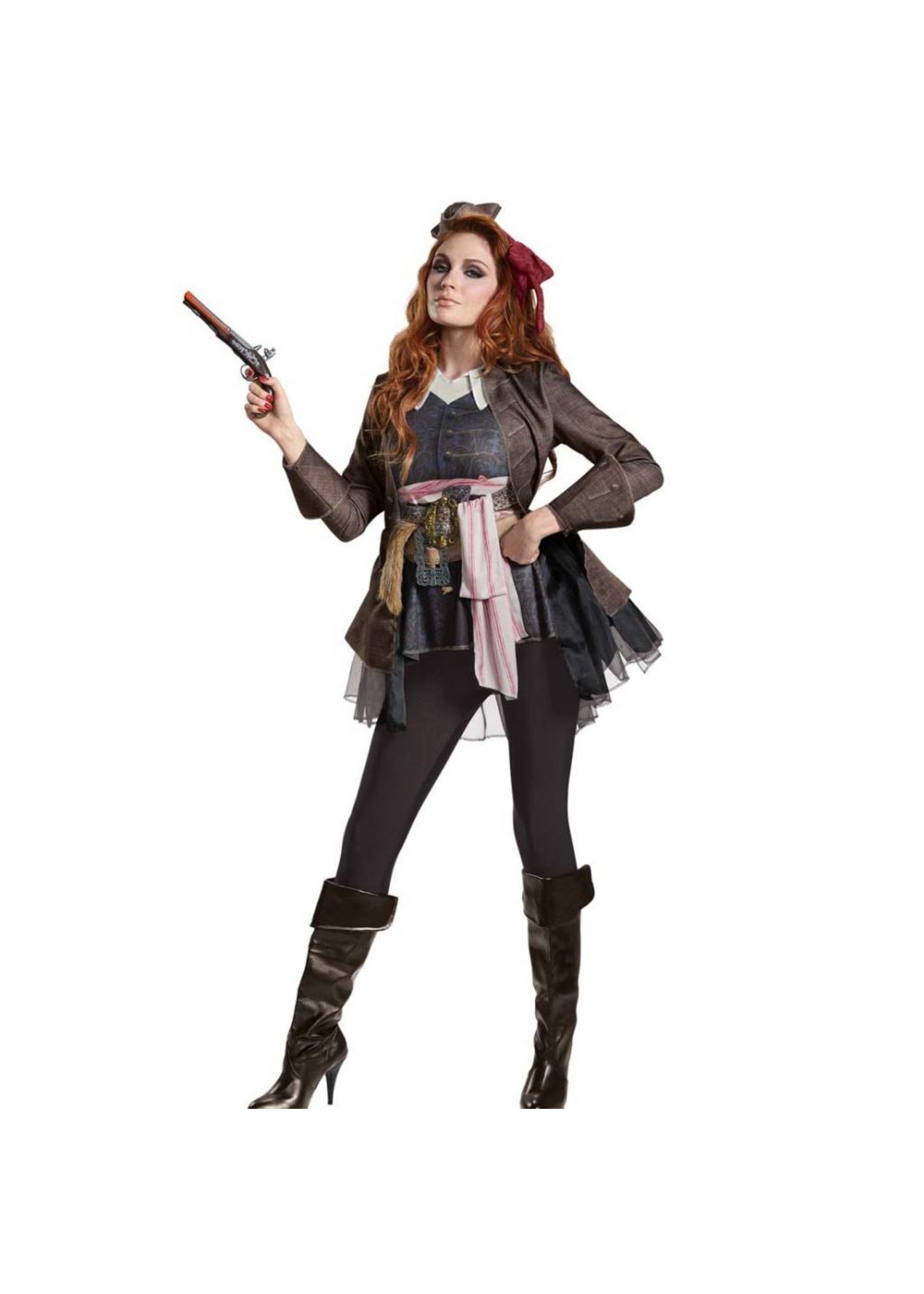 Disguise Costume Adulte Jack Sparrow Femme Pirate Des Caraibes Party Shop