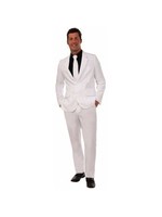 RUBIES COMPLETE ADULT SUIT-WHITE TIE