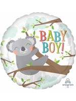 Anagram BALLON MYLAR 18PO - KOALA BABY BOY