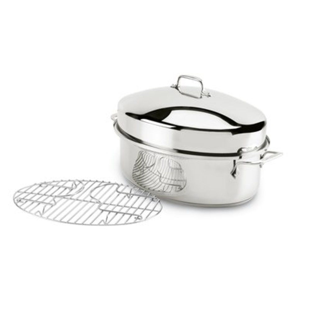 AllClad Covered Oval Roaster Maison Cookware + Bakeware