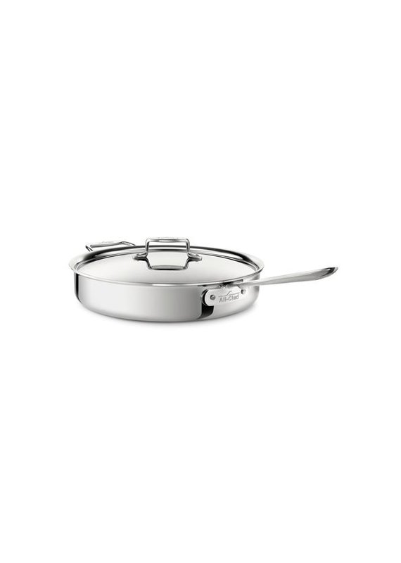 AllClad 6Qt Copper Core Sauté Pan with Lid Maison Cookware + Bakeware