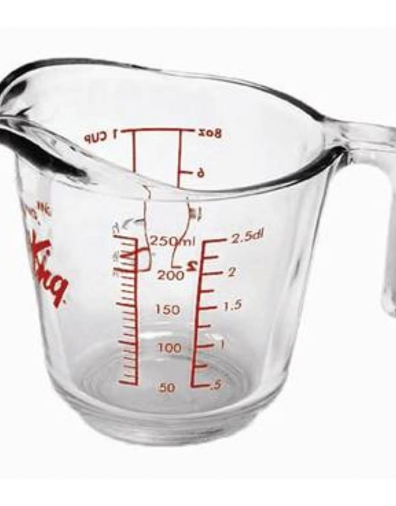 1 Cup - Set of 2, Blueberry Anchor Hocking 1-Cup Fire King Measuring Cup