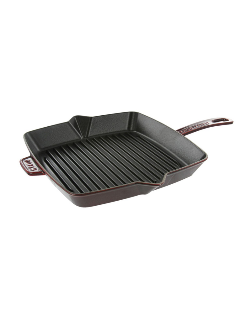 Staub Square 12" Grenadine Grill Pan Maison Cookware + Bakeware