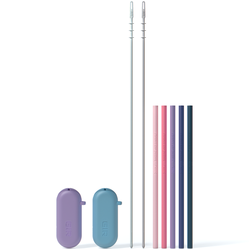 GIR Get It Right GIR Silicone Straw 5-Pack: Dusk