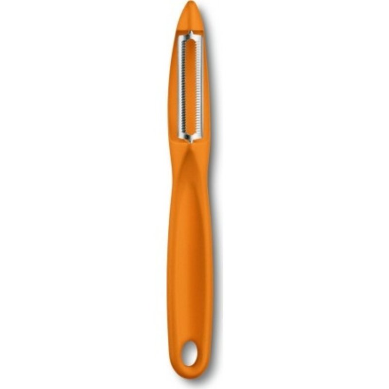 Victorinox peeler vertical micro serrated orange