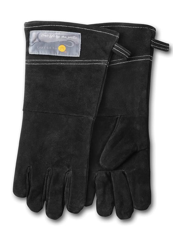 Outset Grill Gloves Leather - Black