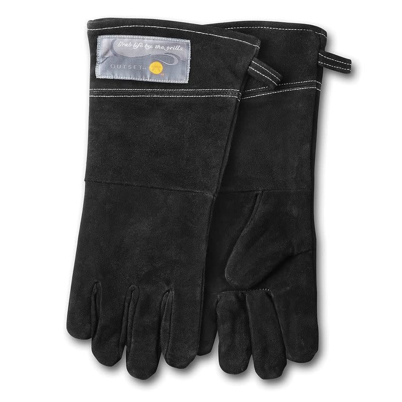 Outset Grill Gloves Leather - Black