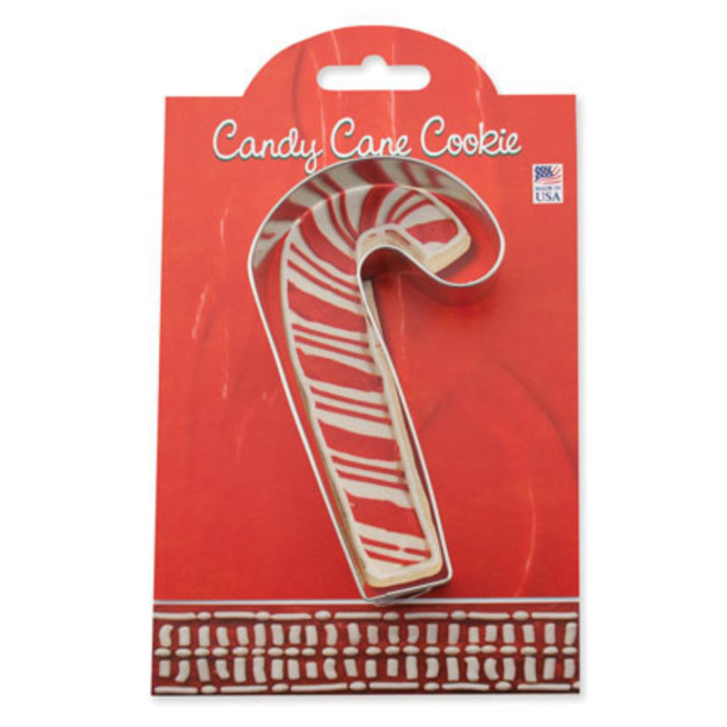 Ann Clark Cookie Cutter w/ Recipe - Candy Cane 4.5"