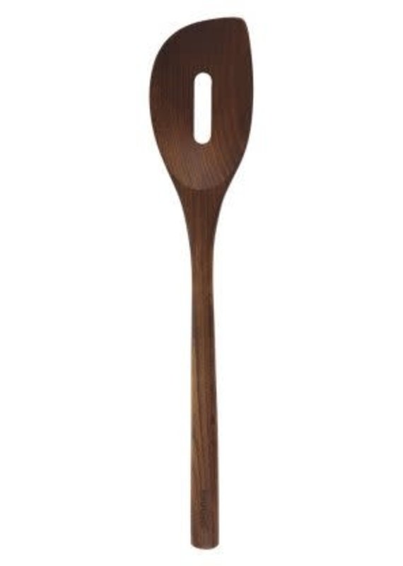 Tovolo Toasted Beechwood Slotted Spoon