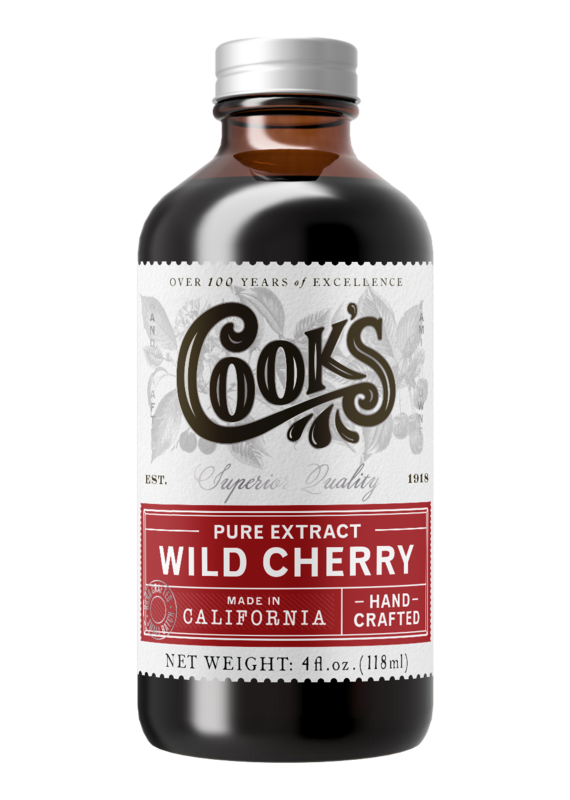 Cook Flavoring Company Pure Wild Cherry Extract 4oz