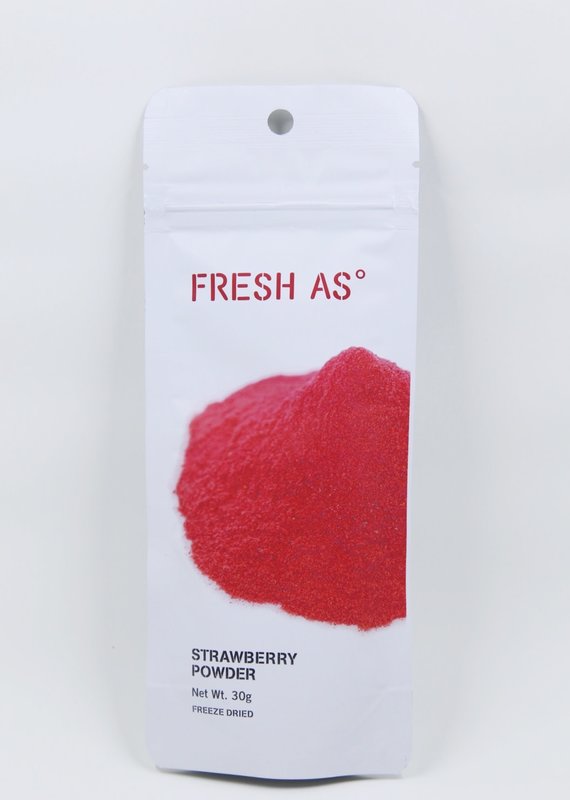 Fresh-As Fresh-As Freeze Dried Strawberry Powder 30g