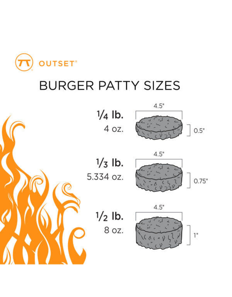 Outset Outset - Adjustable Burger Press