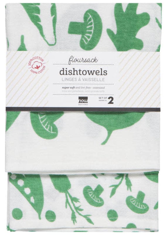 Danica/Now Designs Floursack Towel Set/2 Greenbriar