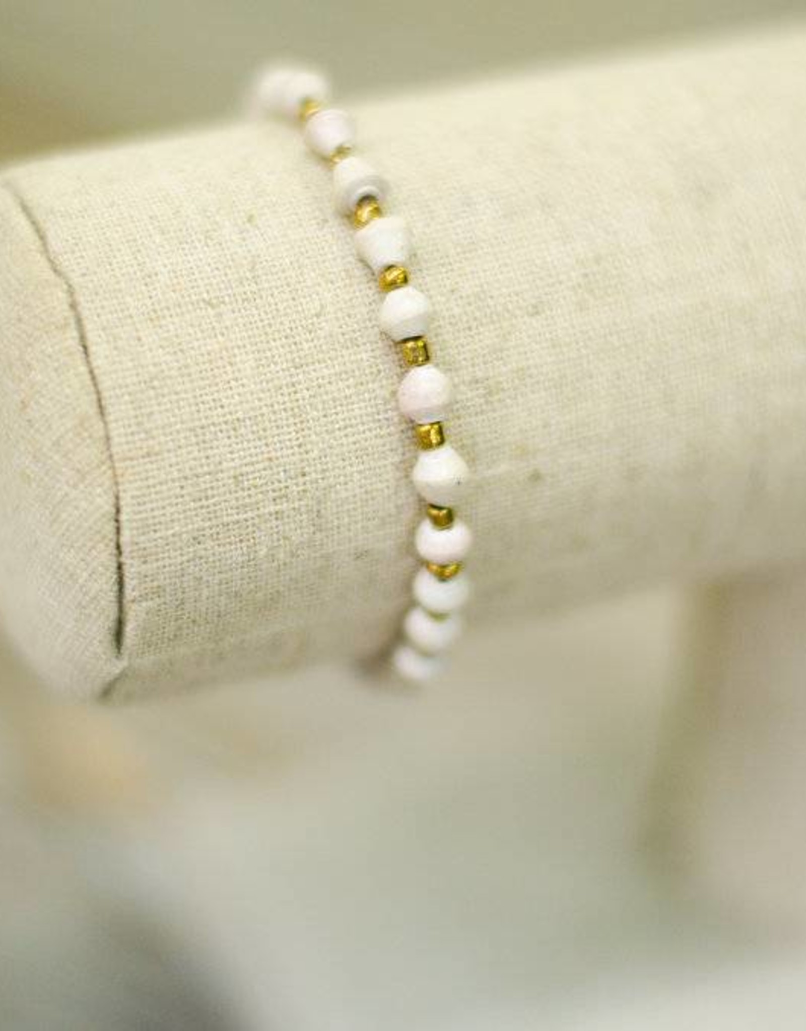 Single Strand Paper Bead Bracelets - Sozo Trading Co.