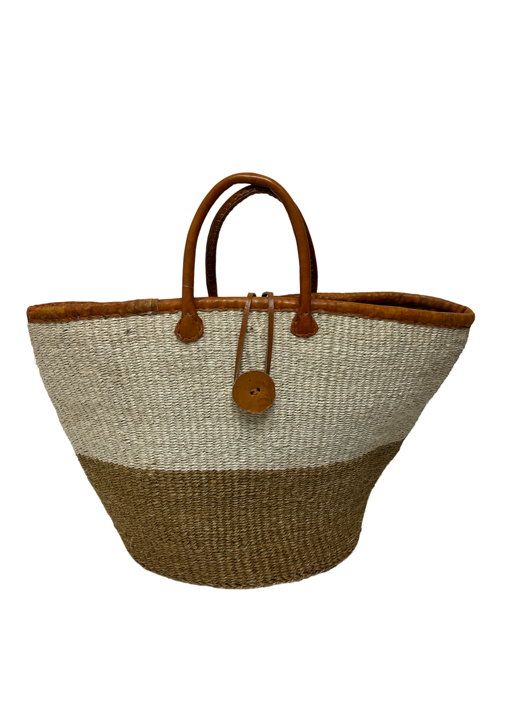 UG Woven Leather Bag/Basket
