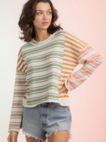 Halo Sage Stripe Sweater