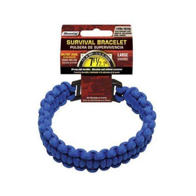 Survival Bracelet - Large, Blue by SecureLine