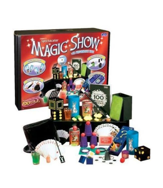 Magic Set 100 Trick Spectacular Magic Show Suitcase with DVD 0C4769