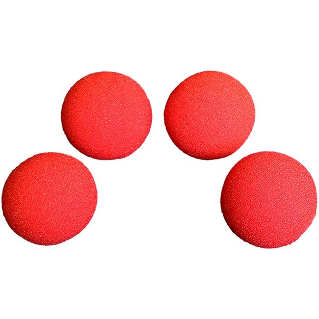 1 1/2 inch Super Soft Sponge Balls - Red by Magic By Gosh (M12)