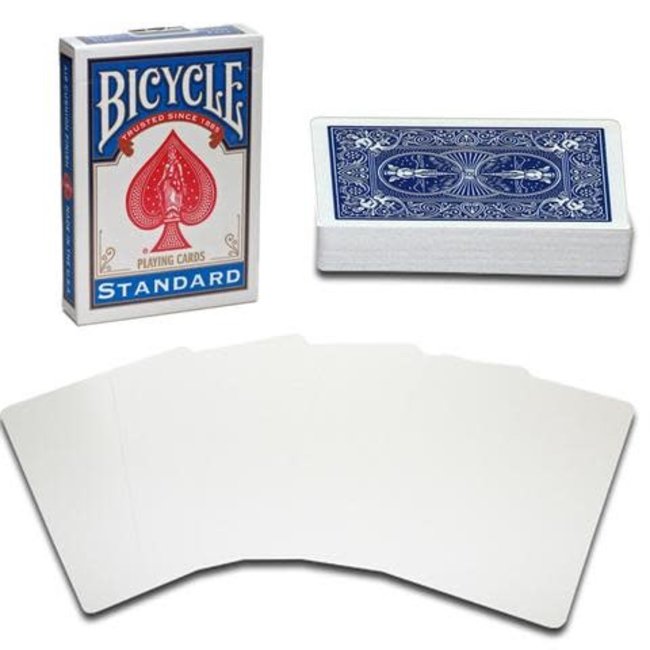United States Playing Card Company Blank Face Bicycle Cards - Blue (M10)