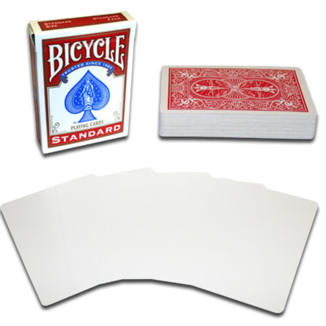 United States Playing Card Company Blank Face Bicycle Cards - Red (M10)