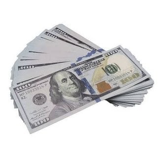 $100 Bill New Style Prop Money - Each