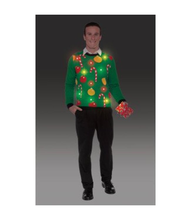 Forum Novelties Christmas Sweater, 'Tis The Season - XL 46-48