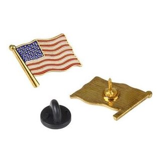 American Flag Pin .75X.50 inch - Each