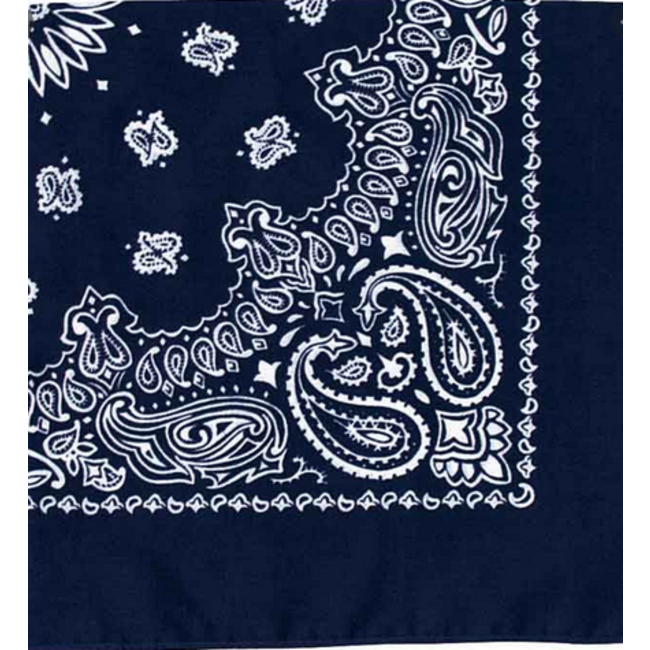 Navy Blue Bandana, Cotton Ronjo Magic