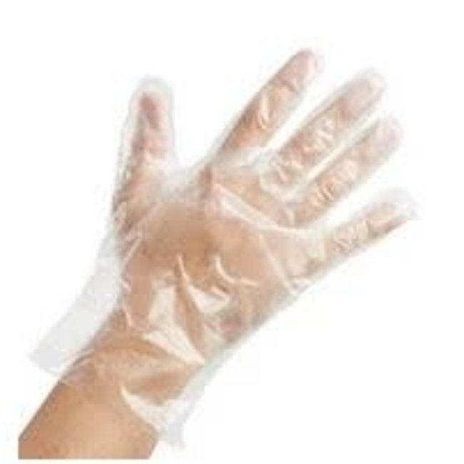 Disposable Poly Gloves, LG 500ct by SmoothTouch