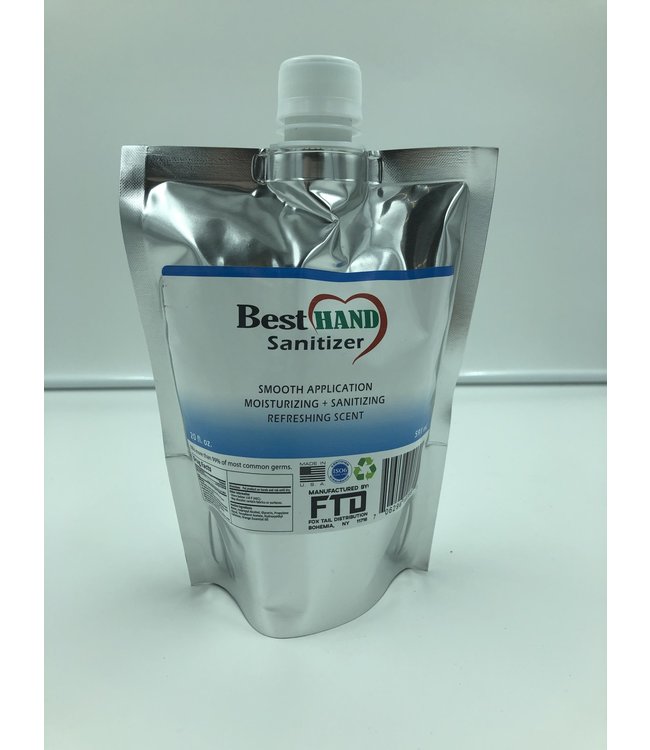 Best CBD Wellness Hand Sanitizer 20oz Refill Bag by Best Hand Sanitizer