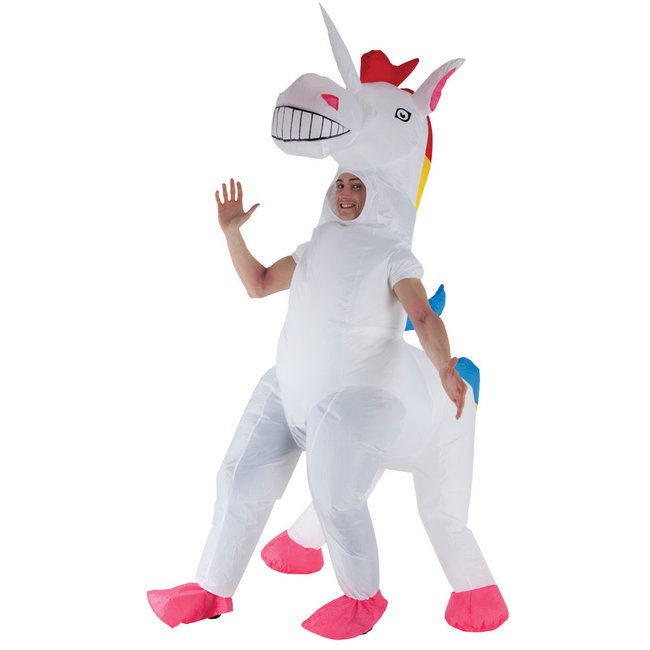 Inflatable Adult Giant Unicorn Costume, Adult Standard