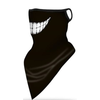 Neck Gaiter, Big Teeth Grinning