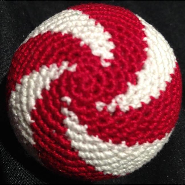 Ronjo Load Ball, 2 inch - Swirl, Cork Red/White (M8)