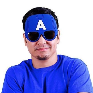 Sun-Staches Sunglasses Captain America Sunstaches