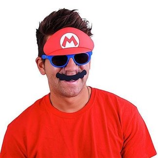 Sun-Staches Sunglasses Super Mario Brothers Mario Sunstaches
