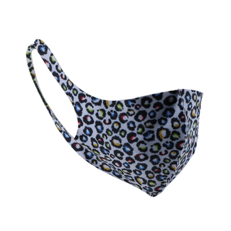 Face Mask Leopard Multi Color Polyester- 5