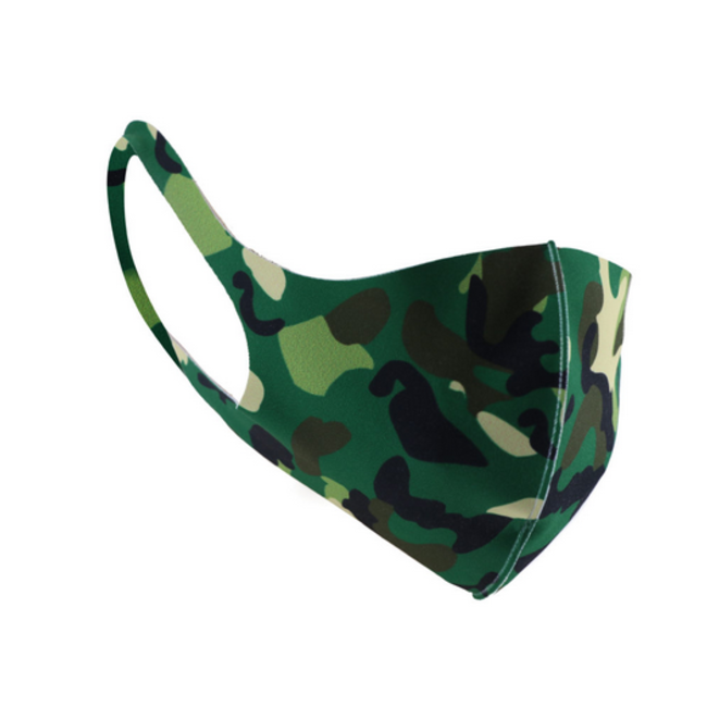 Face Mask Camouflage Dark Polyester- 4
