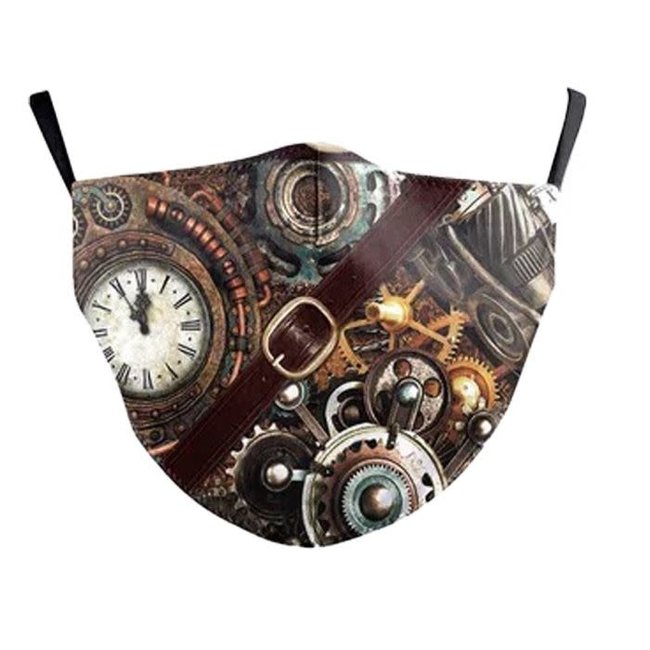 Face Mask Steam Punk, Washable/Reusable SL- 3