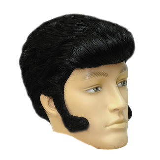 Morris Costumes and Lacey Fashions Wig Elvis Style, Black 82