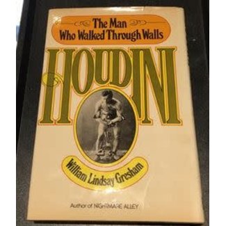 USED Houdini The Man Who Walked Through Walls by Gresham - Book From Holt Rinrhart Winston