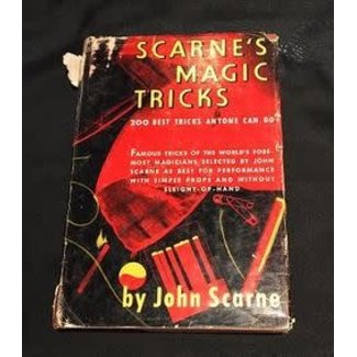 Book USED Scarne's Magic Tricks by John Scarne 8th w/Dust Jacket 1969 G