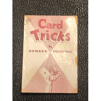 Used Book Card Tricks by Howard Thurston 1903 Soft Cover G